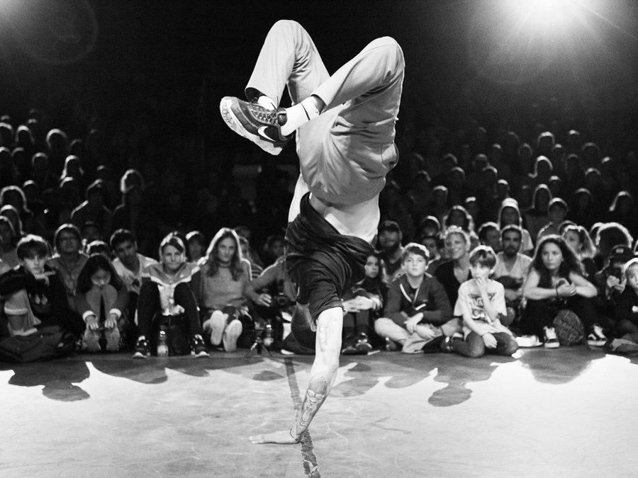 danseur lors d'une battle